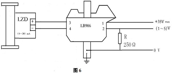 防腐型金屬管浮子流量計本安防爆接線圖